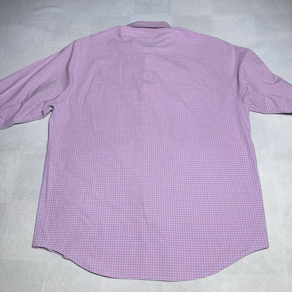 Tommy Bahama Newport Coat Button Down Shirt Mens Medium Check Plaid Floral Cuff - Picture 6 of 11